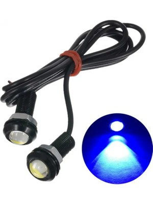 Carub Motobir Motosiklet Kartal Gözü Ayna Altı Mavi Takım