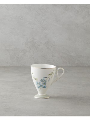 English Home Valentina Desenli New Bone China Kupa 300 ml Açık Yeşil Tek Parça