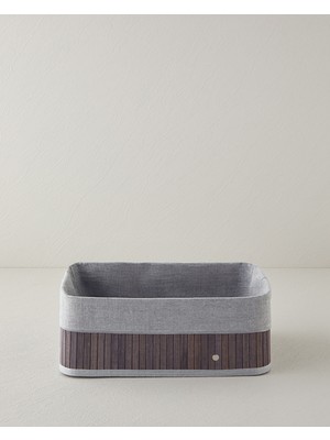 Selina Bambu Sepet 32X22X12 cm Antrasit