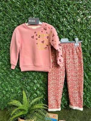 Miniworld Leopar Desenli Alt Üst Takım