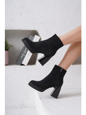 Audra Inna Kadın Hakiki Deri Topuklu Bot