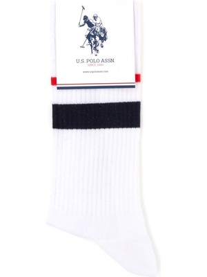 U.S. Polo Assn. Erkek Beyaz Çorap 50299013-VR013