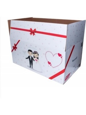 Kolix Isim Etiketli Çeyiz Kolisi Gelin Karton Koli Kutu Ambalaj 57X25X33 cm 10 Adet