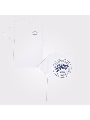 Converse Retro Flag Kadın Beyaz T-Shirt