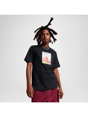 Converse Colorful Sunrise Erkek Siyah T-Shirt