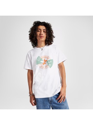 Converse Distorted Erkek Beyaz T-Shirt