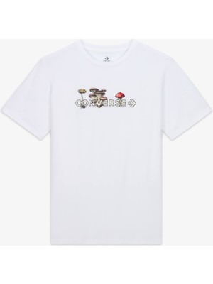 Converse Fungi Erkek Beyaz T-Shirt
