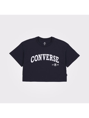 Converse  Collegiate Gold Kadın Siyah T-Shirt