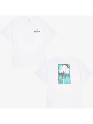 Converse Loose Fit Erkek Beyaz T-Shirt