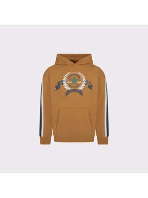 Converse Cnvb Rec Club Ft Sleeve Stripe Çocuk Kahverengi Sweatshirt