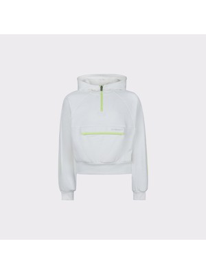 Converse Half Zip Utility Çocuk Gri Hoodie