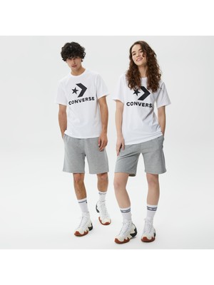 Converse Go-To Embroidered Star Chevron Fleece  Unisex Gri Şort