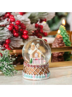 Karaca Home New Year Yılbaşı Cookie House Yılbaşı Kar Küresi