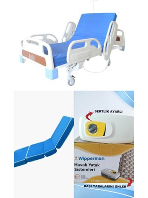 Wipperman 2 Motorlu Full Abs Hasta Karyolası Ekonomik Takım