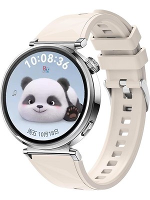 Redmud Teknoloji Huawei Watch Gt 5 41 mm ile Uyumlu 18 mm Kordon Ayarlanabilir Tokalı Soft Silikon Kayış