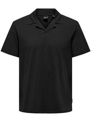 Onsabraham Reg Ss Resort Polo Cs Erkek T-Shirt 22019294 Black