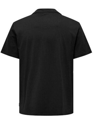 Onsabraham Reg Ss Resort Polo Cs Erkek T-Shirt 22019294 Black