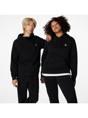 Converse Go-To Embroidered Star Chevron Unisex Siyah Sweatshirt
