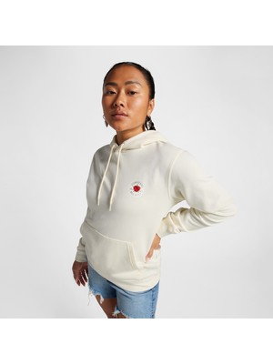 Converse Y2K Heart Pullover Kadın Krem Hoodie