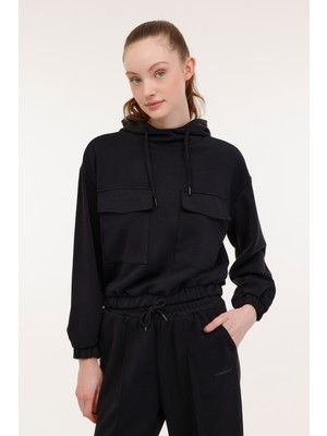 Lumberjack Wl Zoe 17MS409 4pr Siyah Kadın Sweatshirt