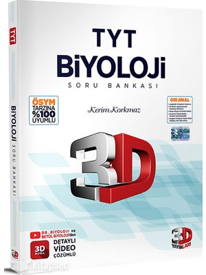 TYT Biyoloji Soru Bankası 3D Yayınları