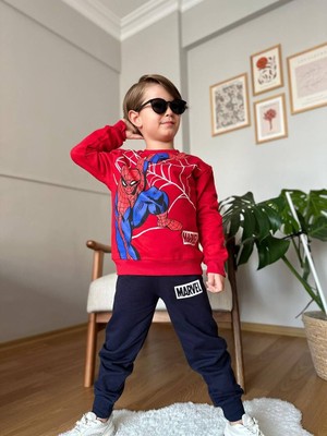 Nina Kids Spıderman Desenli Efsane Takım 9-10