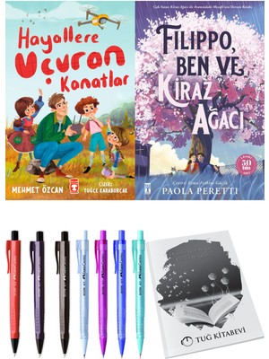 Filippo, Ben ve Kiraz Ağacı ve Hayallere Uçuran Kanatlar 2'li Set - Kalem