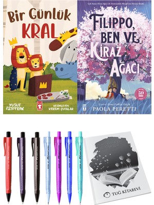 Filippo, Ben ve Kiraz Ağacı ve Bir Günlük Kral 2'li Set - Kalem