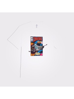 Converse Comic Cover Erkek Beyaz T-Shirt