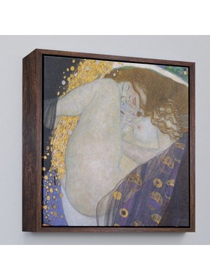 Alaz Trade Çerçeveli Gustav Klimt'in Danae TABLOSU-8318