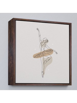 Alaz Trade Çerçeveli Bale Yapan Kadın TABLOSU-8307