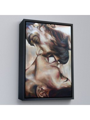 Alaz Trade Çerçeveli Öpüşen Çift TABLOSU-7956