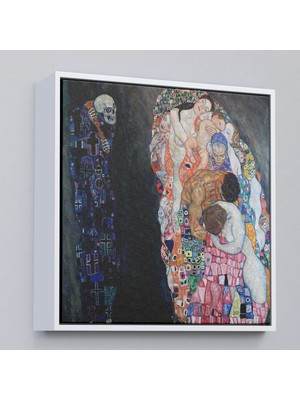 Alaz Trade Çerçeveli Gustav Klimt – Ölüm ve Yaşam TABLOSU-8341