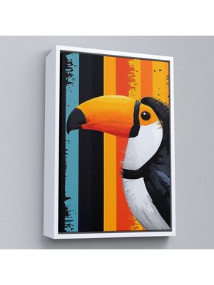 Alaz Trade Çerçeveli Toucan Kuşu TABLO-7587