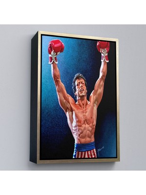 Alaz Trade Çerçeveli Sylvester Stallone Rocky TABLO-7782