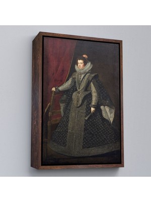 Alaz Trade Çerçeveli Bourbonlu Isabella Kral Philip Iv'ün Ilk Kraliçesi TABLO-7334