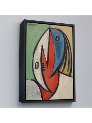 Alaz Trade Çerçeveli Joan Miro - Gerçeküstü Soyut TABLO-7416