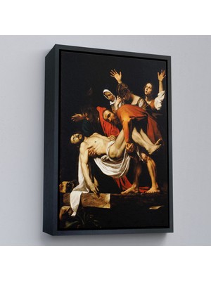 Alaz Trade Çerçeveli Caravaggio - Isa'nın Gömülmesi Tablo - The Entombment Of CHRIST-7427
