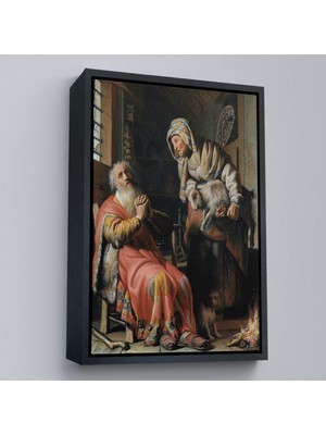 Alaz Trade Çerçeveli Rembrandt - Tobit ve Anna Çocuk Ile Birlikte TABLO-7439