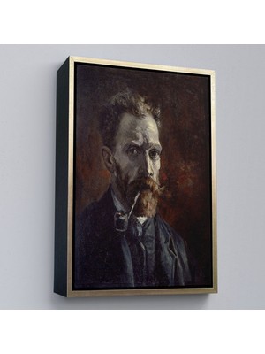 Alaz Trade Çerçeveli Vincent Van Gogh - Pipolu Portre TABLO-7461