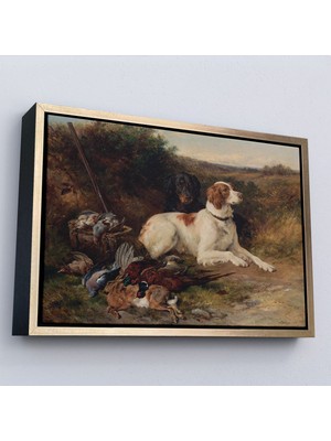Alaz Trade Çerçeveli Av Köpekleri TABLOSU-7019