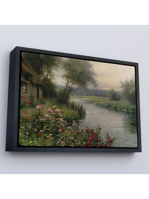 Alaz Trade Çerçeveli Louis Aston Knight, A River In Normandy Isimli Tablosu