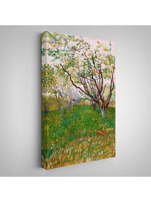 Alaz Trade Çerçeveli Vincent Van Gogh - Meyve Çiçekleri TABLOSU-7450