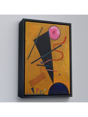 Alaz Trade Çerçeveli Vasily Kandinsky Beruhrung Iletişim TABLOSU-7487