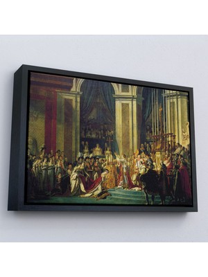 Alaz Trade Çerçeveli Jacques-Louis David - Napolyon'un Taç Giyme Töreni TABLO-7082