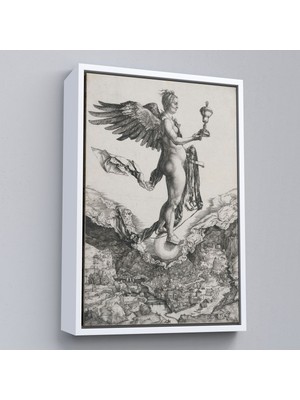 Alaz Trade Çerçeveli Albrecht Dürer - Nemesis TABLOSU-7362