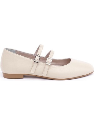 Hakiki Deri Bilekten Bantlı Kadın Babet