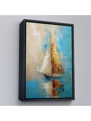 Alaz Trade Çerçeveli Denizdeki Yelkenli TABLO-7541