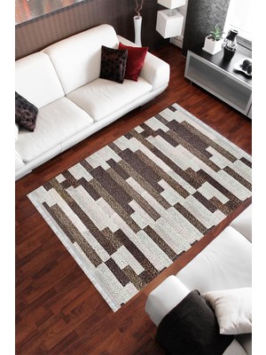 Homier Collection Homier Westa Kalitesi Yıkanabilir Kaymaz Taban Kilim ve Yolluk H-PW-8022A