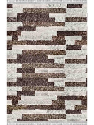 Homier Collection Homier Westa Kalitesi Yıkanabilir Kaymaz Taban Kilim ve Yolluk H-PW-8022A